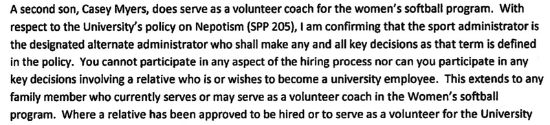 Illustration for article titled Softball Coach's Son, Accused Of Harassing Auburn Players, Violated Rules At Arizona State